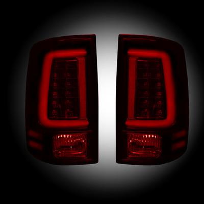 Recon LED Tail Light Assembly (Dark Red Smoke) - 264336RBK