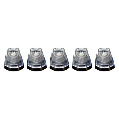 Recon Clear Cab Roof LED Light Set (White) - 264343WHCL