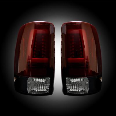 Recon LED Tail Light Assembly (Red Smoke) - 264377RBK