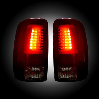 Recon LED Tail Light Assembly (Red Smoke) - 264377RBK