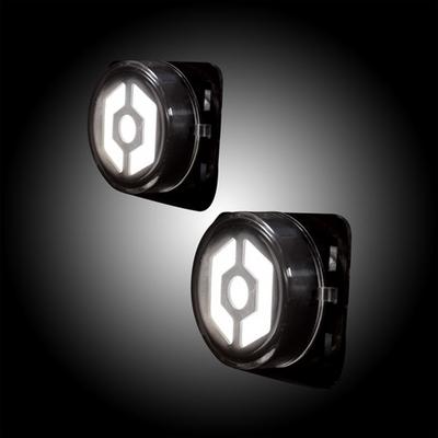 Recon LED Fender Lights (Clear) - 264335WHCL