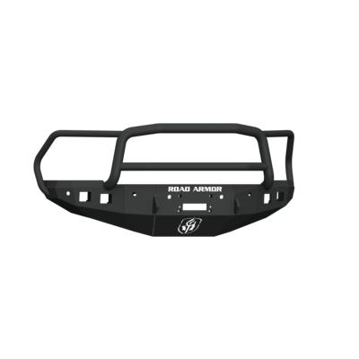 Road Armor Stealth Front Winch Bumper With Lonestar Guard With 6 Sensor Holes (Texture Black) - 4162F5B