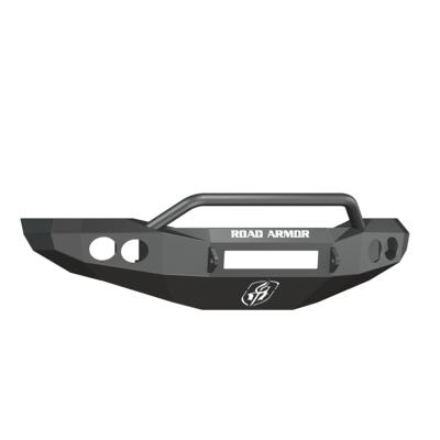 Road Armor Stealth Front Non-Winch Bumper With Pre-Runner Guard (Texture Black) - 44074B-NW