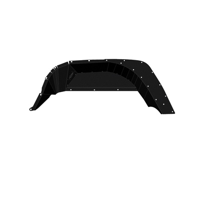 Road Armor Stealth Rear Inner Fender Body Armor Liner (Black) - 520LFRSB