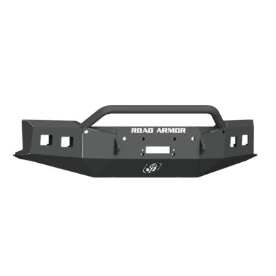 Road Armor Stealth Front Winch Bumper With Pre-Runner Guard (Bare Steel) - 3191F4Z