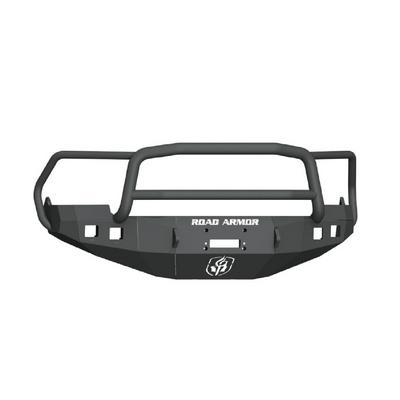Road Armor Stealth Front Winch Bumper With Lonestar Guard (Bare Steel) - 4091F5Z