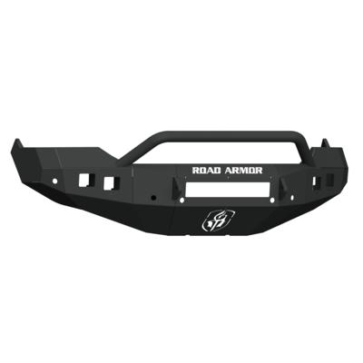 Road Armor Stealth Front Bumper With Pre-Runner Guard (Satin Black) - 413F4B-NW
