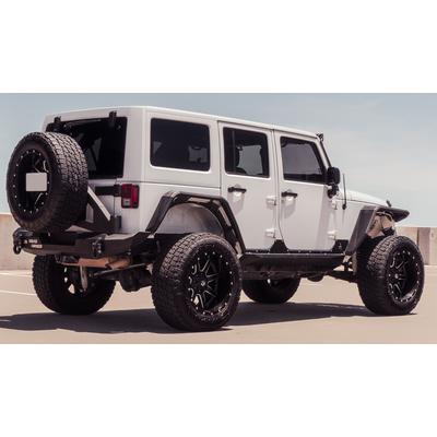 Road Armor Stealth Rear Bumper With Tire Carrier Assembly (Bare) - 5072R1Z-TC