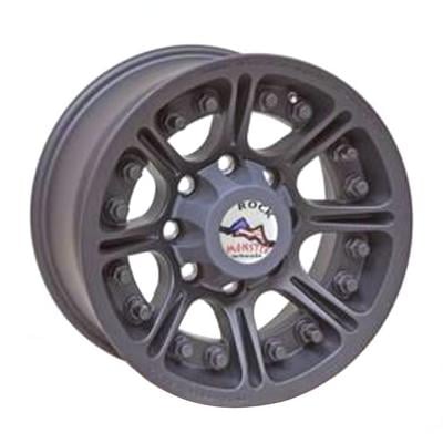 Image of Hutchinson D.O.T. Beadlock, 17x8.5 with 8 on 6.5 Bolt Pattern - Black - 60669-017-1