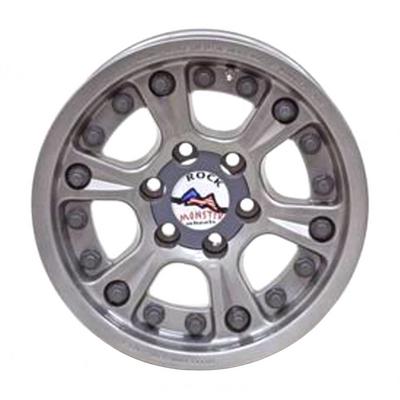 Hutchinson D.O.T. Beadlock, 17x8.5 With 6 On 5.5 Bolt Pattern - Argent - 60670-023-1