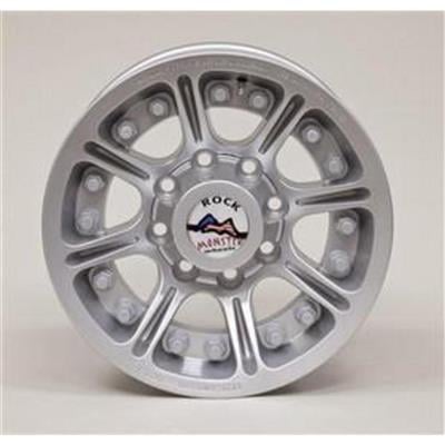 Hutchinson D.O.T. Beadlock, 17x8.5 With 8 On 6.5 Bolt Pattern - Sparkle Silver - 60669-047-3