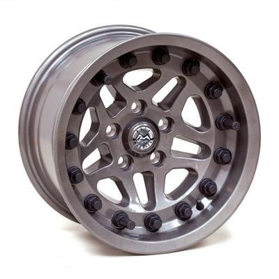 Image of Hutchinson Rock Monster DOT Beadlock Wheel, 18x9 with 5 on 5 Bolt Pattern - Argent - 60863-023-1