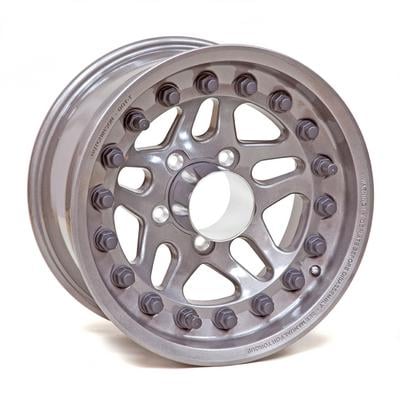 Hutchinson D.O.T. Beadlock, 17x8.5 With 5 On 5.5 Bolt Pattern - Argent - 60636-023-1