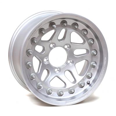 Hutchinson D.O.T. Beadlock, 17x8.5 With 5 On 5.5 Bolt Pattern - Silver - 60636-047-3
