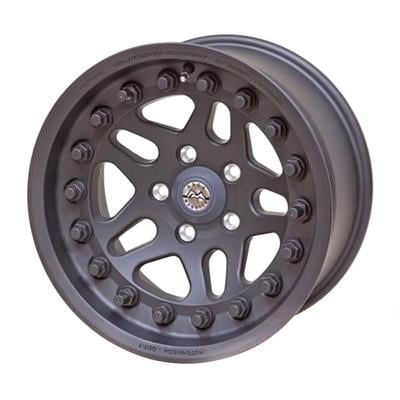 Image of Hutchinson D.O.T. Beadlock, 17x8.5 with 5 on 5 Bolt Pattern - Black - 60637-017-1