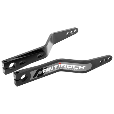 RockJock 4x4 Antirock Sway Bar Fabricated Steel Arms (15 Long, Bent 3-Hole) - RJ-282101-101