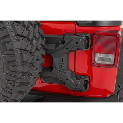Rough Country Heavy-Duty Tire Carrier (Black) - 10523