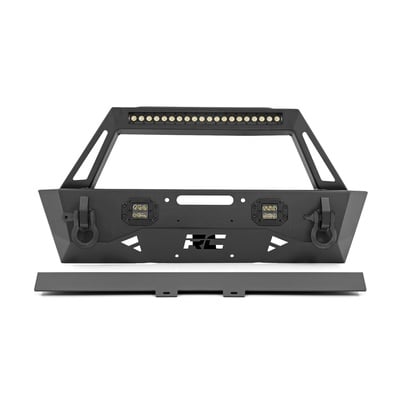 Rough Country Trail Stubby LED Front Bumper (Black) - 10597A