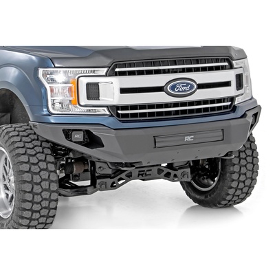 Rough Country Front High Clearance LED Bumper (Black) - 10756A