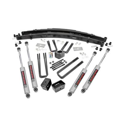 Rough Country 4 Dodge Suspension Lift Kit With Lift Blocks And N3 Shocks (Dana 60 Front Axle) - 311.20