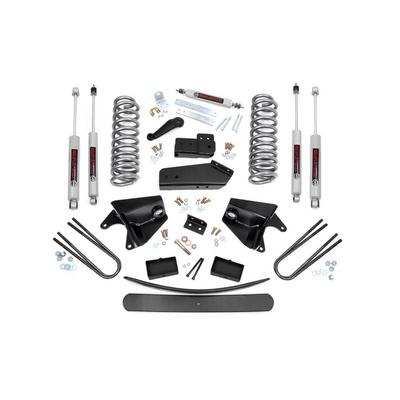 Rough Country 6 Ford Suspension Lift Kit With Lift Blocks, Add-A-Leafs And N3 Shocks - 470.20