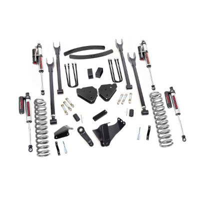 Rough Country 6 Ford 4-Link Suspension Lift Kit With Vertex Reservoir Shocks - 57950