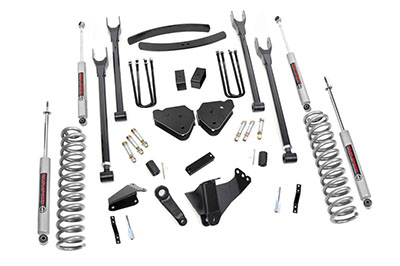 Rough Country 6 Ford 4-Link Suspension Lift Kit With Lift Blocks And N3 Shocks - 580.20