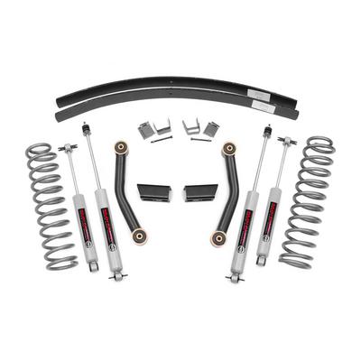 Rough Country 3 Jeep Series II Suspension Lift Kit With Add-a-Leafs - 670XN2