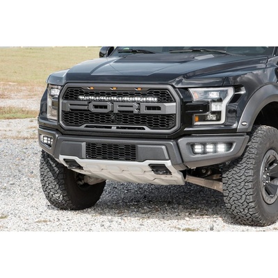 Rough Country Black Series With White DRL 30 LED Hidden Grille Kit - 70701BLDRL