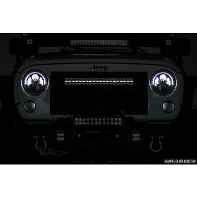 Rough Country Black Series 20 Cree LED Light Bar With Cool White DRL - 70920BD
