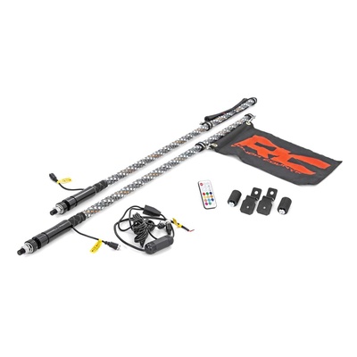 Rough Country LED Whip Light And Mount Kit - 93053
