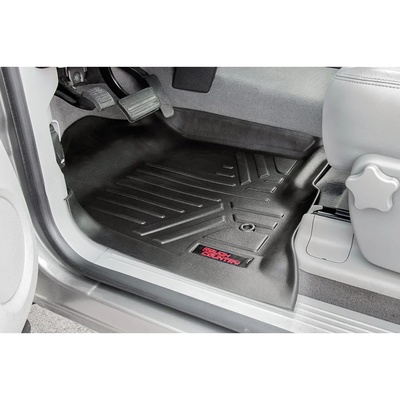 Rough Country Front And Rear Floor Mats (Black) - M-21143