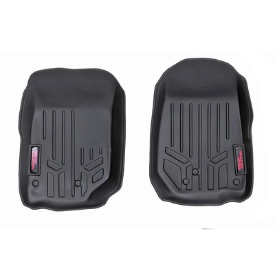 Rough Country Front Floor Mats (Black) - M-6142