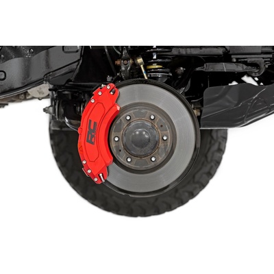 Rough Country Front Brake Caliper Cover (Red) - 71146A