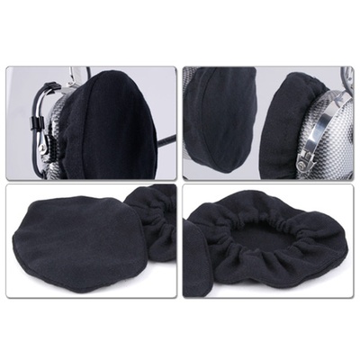 Rugged Radios Cloth Ear Covers For Headsets (Black) - EAR-COVER