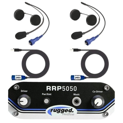 Rugged Radios 2 Person Helmet Kit System - 5050-2P-HK
