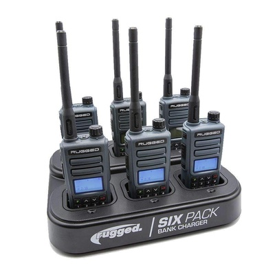 Rugged Radios GMR2 Handheld Radio 6-Pack Bank Charger - 6PACK-GMR2