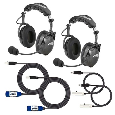 Rugged Radios Expand To 4 Place With Alpha Bass Carbon Fiber Headsets - PLUS2-H28