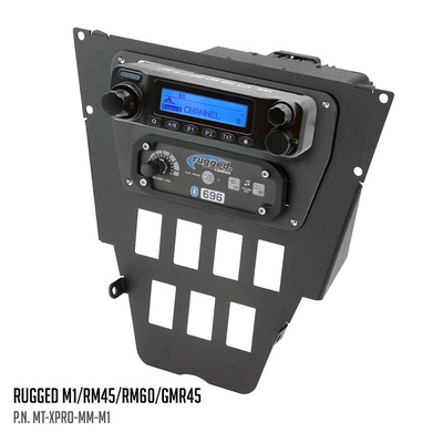 Rugged Radios Polaris RZR Pro XP / Turbo R Complete UTV Communication Kit With Over The Head Headsets - PROXP-KIT-M1-OTU