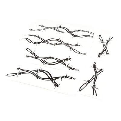 Rugged Ridge Barbed Wire Side Decals (Black) - 12300.32