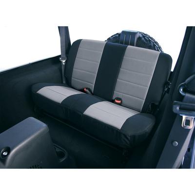 Rugged Ridge Custom Fit Neoprene Rear Seat Cover (Black/Gray) - 13262.09