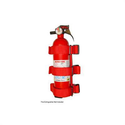 Rugged Ridge Fire Extinguisher Holder (Red) - 13305.20