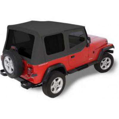 Rugged Ridge XHD Replacement Soft Top With Tinted Windows (Black Denim) - 13722.15
