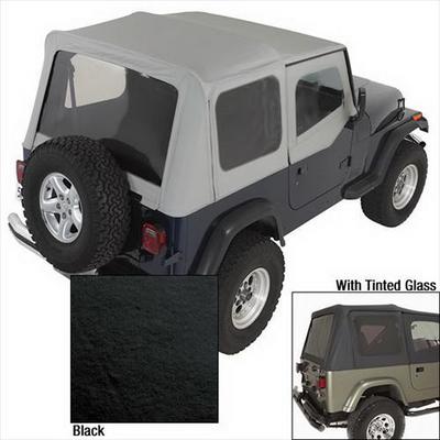 Rugged Ridge XHD Replacement Soft Top With Tinted Windows (Black Denim) - 13722.15
