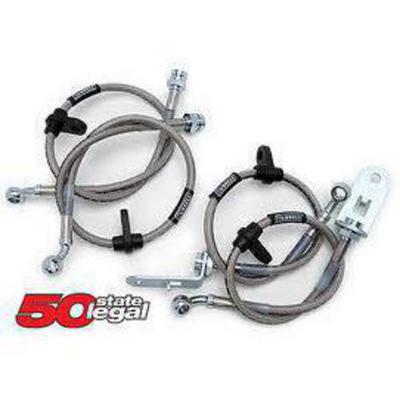 Russell Performance Street Legal Brake Line Assembly, Stainless Steel, Lifted Height Of 4 In. To 6 In. - 695930