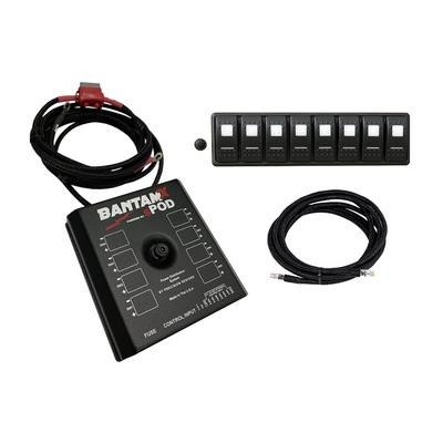 SPOD Modular BantamX With LED 8-Switch Panel And 36 Battery Cables (Red) - BX-MOD-36-R