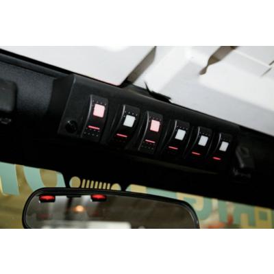 SPOD SourceLT LED 6-Switch Panel (Red) - SL-0708-JK-R