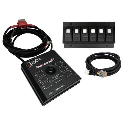 SPOD SourceLT LED 6-Switch Panel (Red) - SL-TUN-R