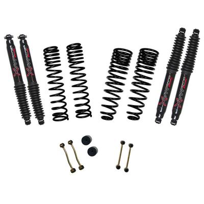 Skyjacker 2.5 Dual Rate-Long Travel System With 1.5 Rear Coils And Black MAX Shocks - G251RPBLT