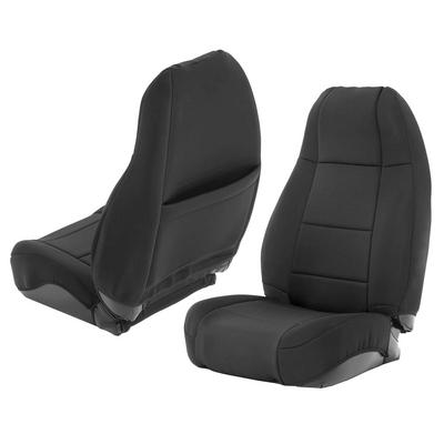 Smittybilt Neoprene Front And Rear Seat Cover Kit (Black/Black) - 471101
